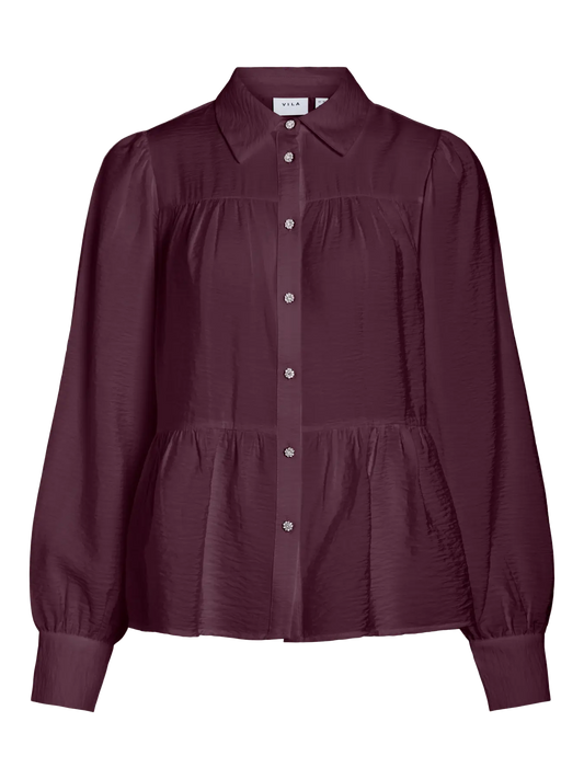 Vikatria burgundy blouse