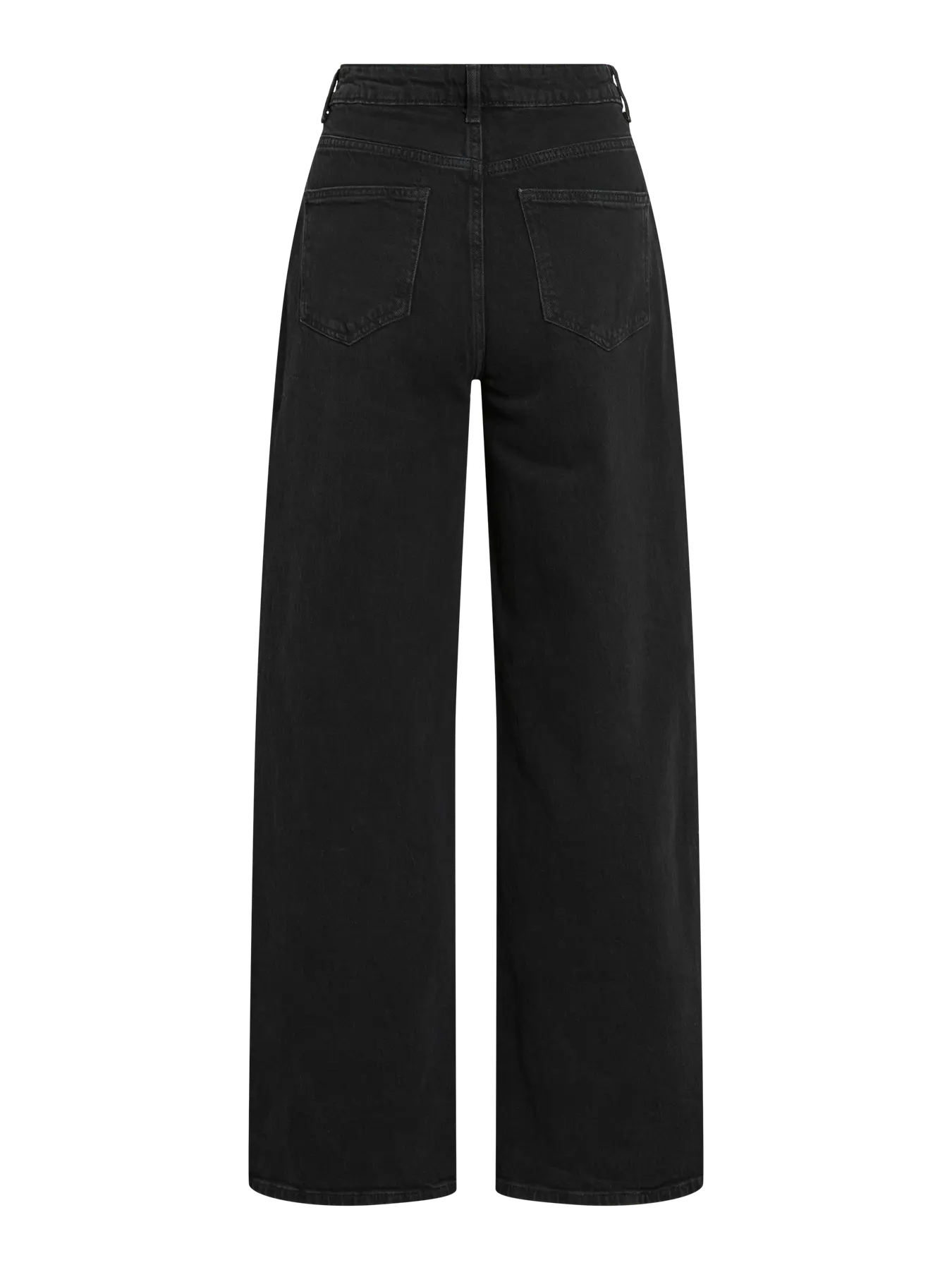 Vifreya High Waist Wide leg Jeans in black