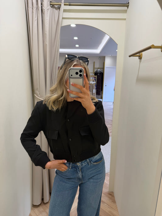 Black Bomber Jacket