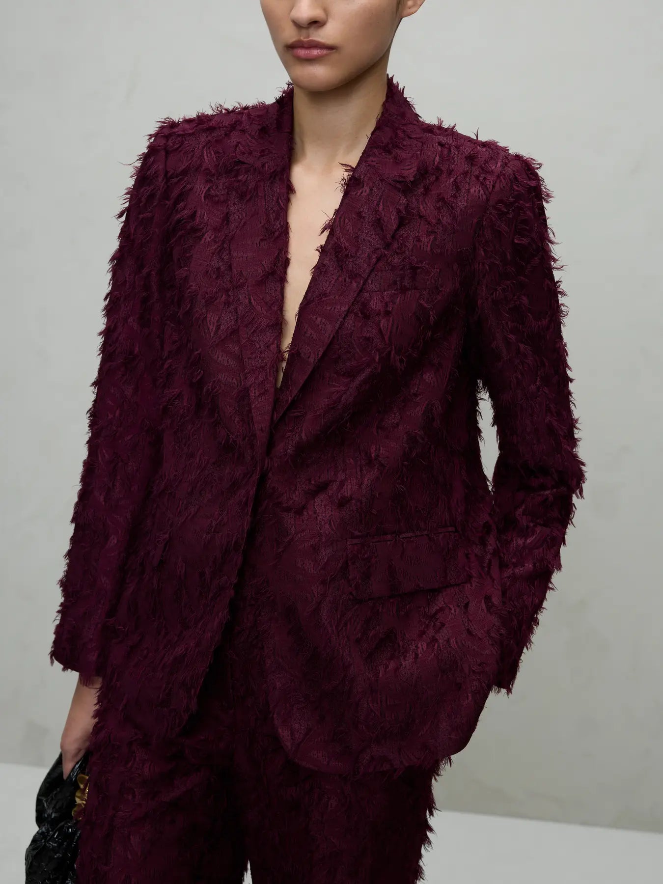 Viwagne blazer in fig