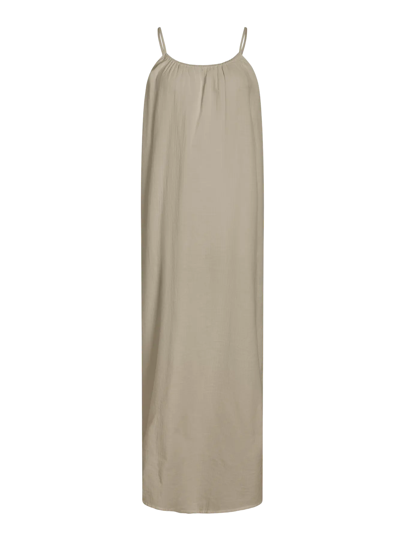 Vilania smock maxi slip dress