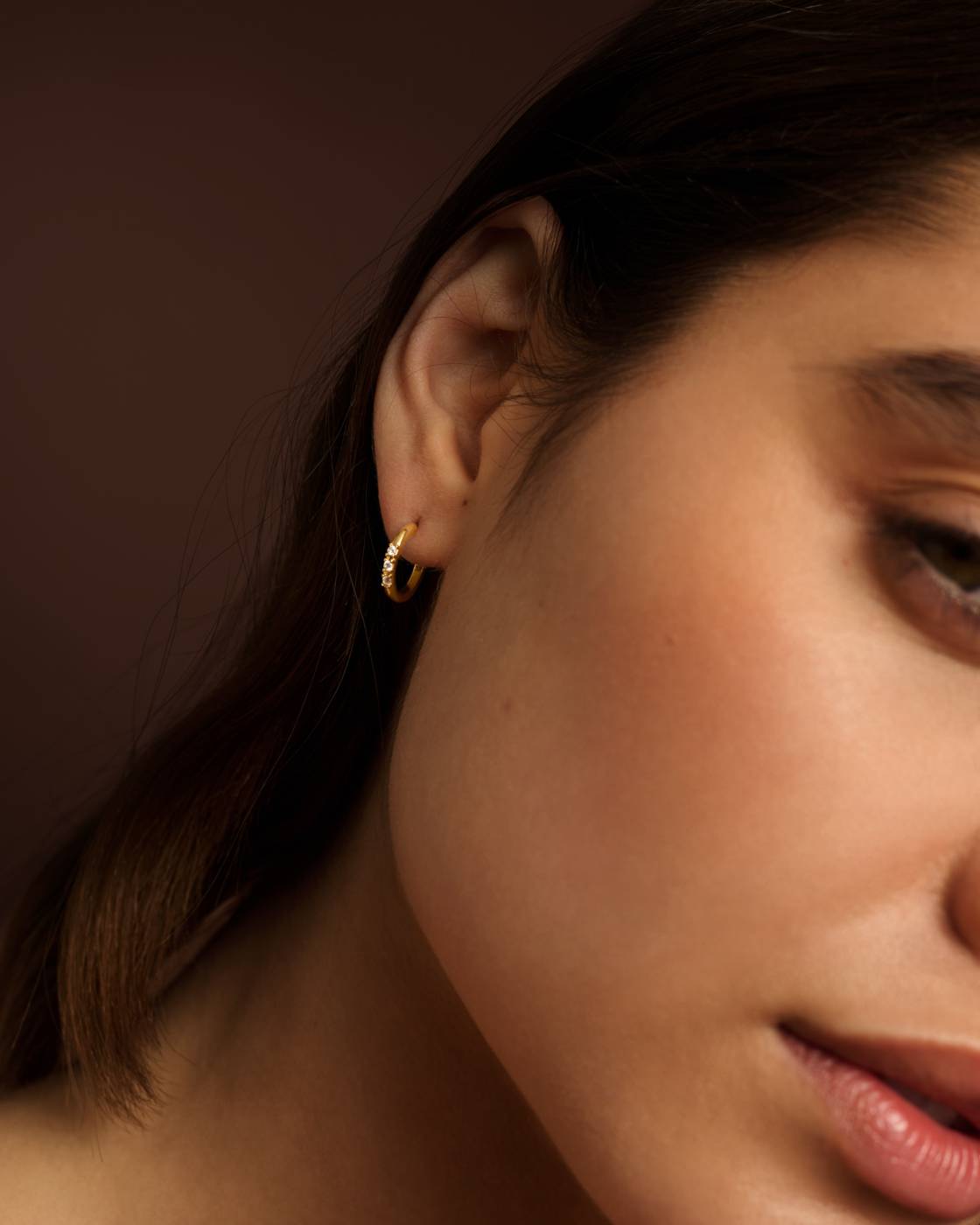 Lumira Waterproof Gold Hoop Earrings
