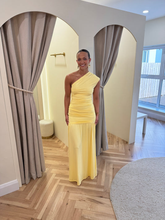 Nicole Dress in Yellow