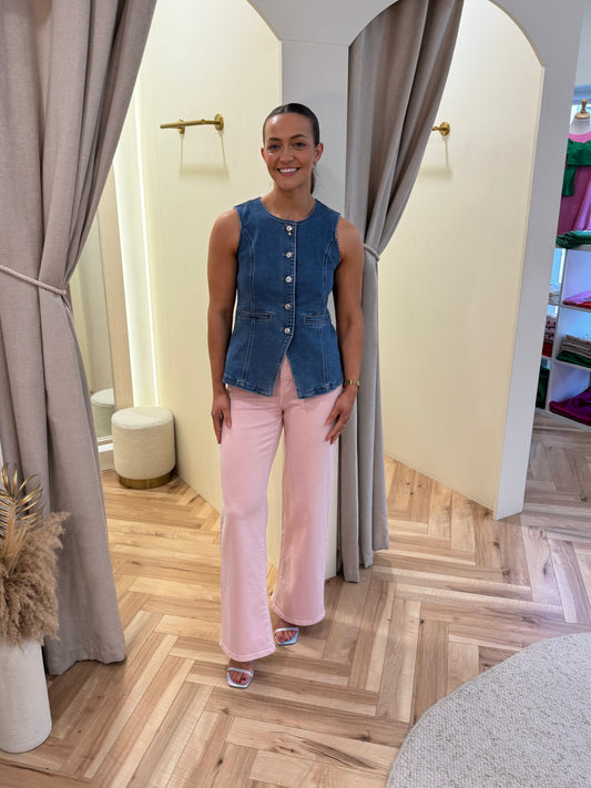 Mila Denim Waistcoat