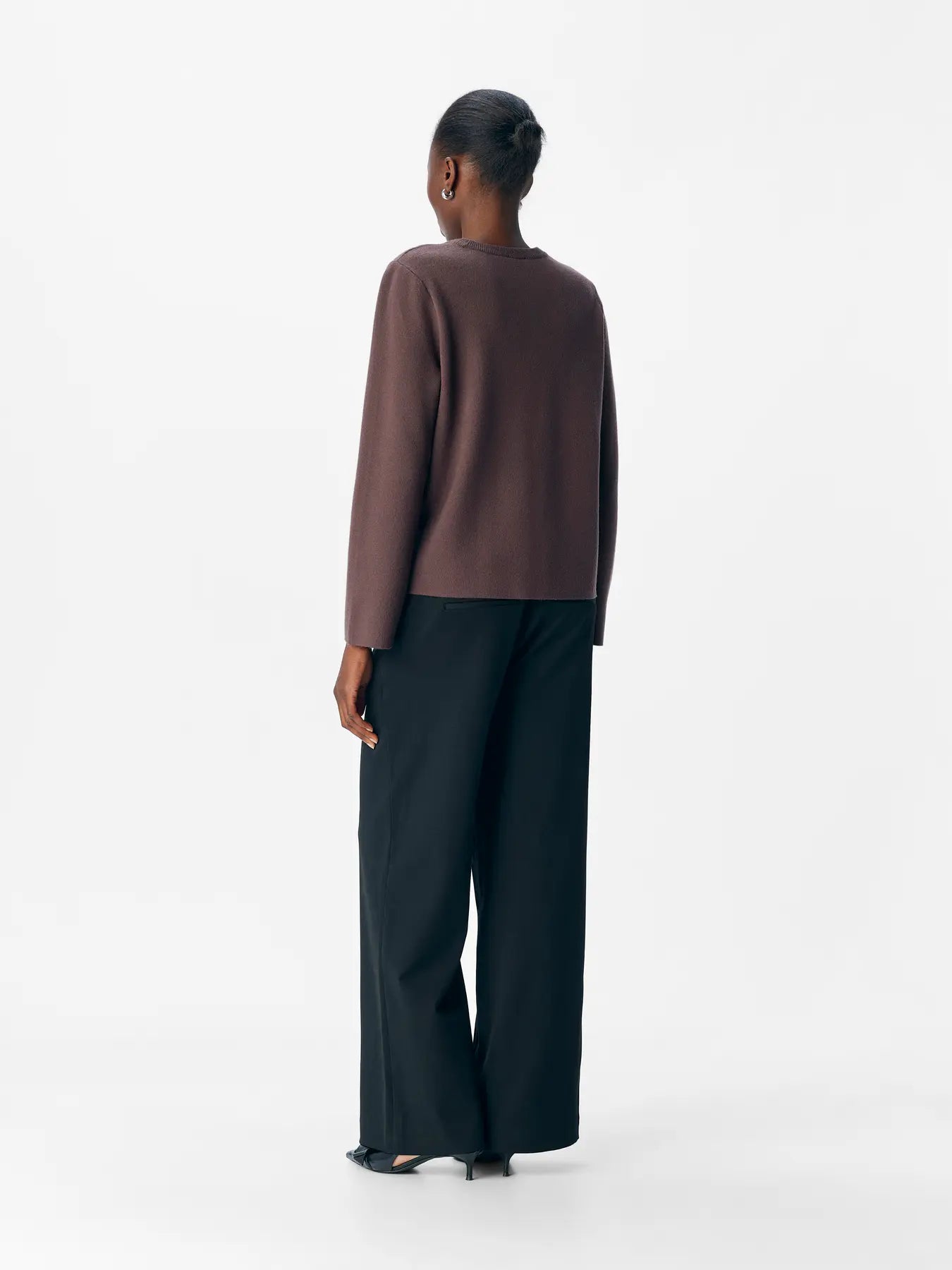 Reynard brown knit jumper