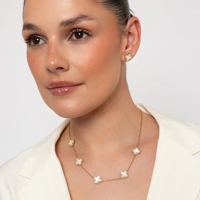 Estella Shell Pearl Necklace