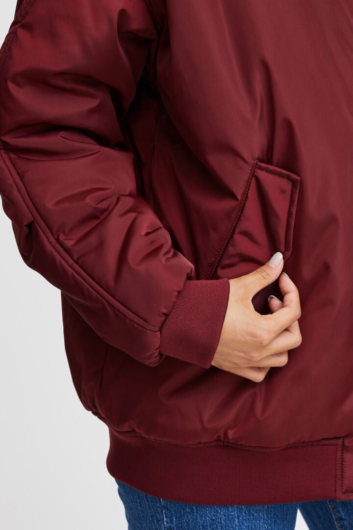 ICHI ihazoma Oversized Bomber Jacket
