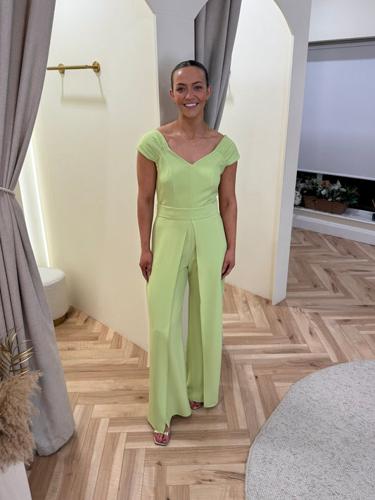 Georgia Jumpsuit in Pistachio
