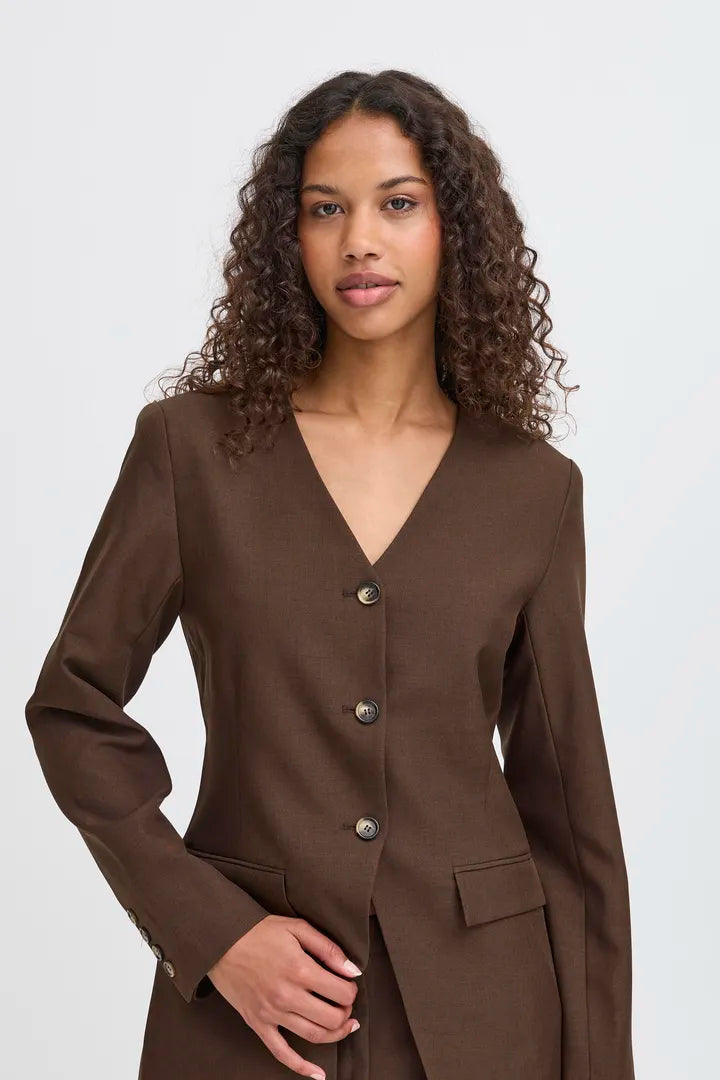Ihlexi Blazer in Coffee Bean