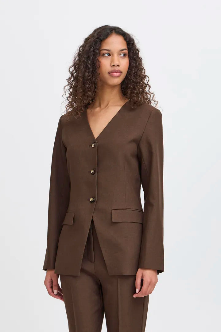 Ihlexi Blazer in Coffee Bean