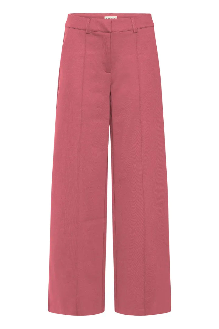 Ihkate Wide Leg Trousers in Maroon