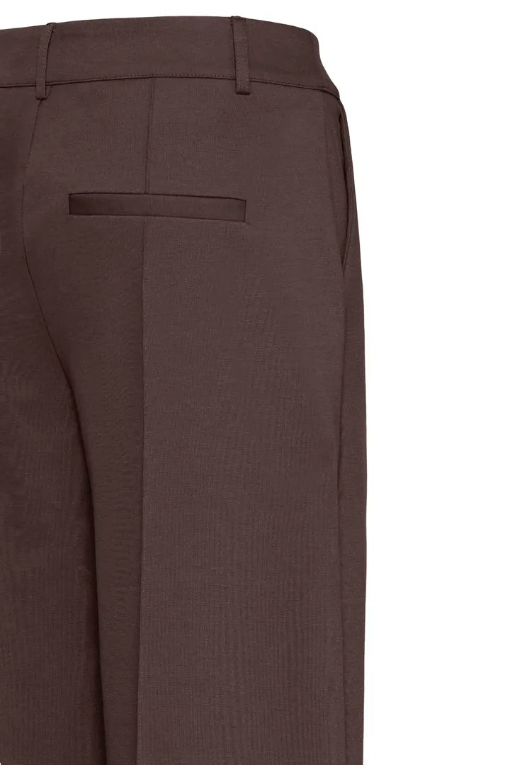 Ihkate Wide Leg Trousers in Chocolate Torte