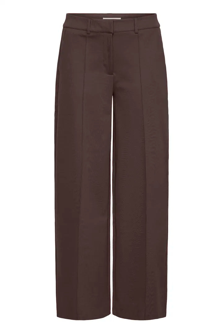Ihkate Wide Leg Trousers in Chocolate Torte