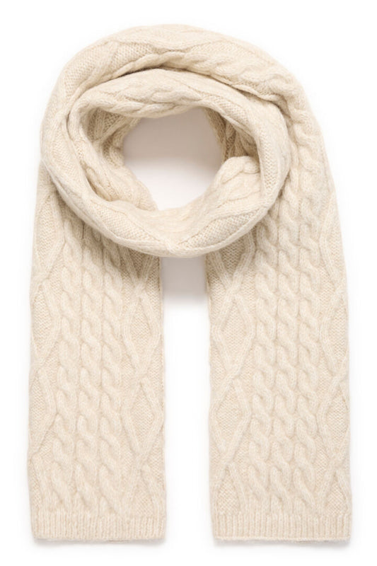 Lucy Scarf in Oatmeal Melange