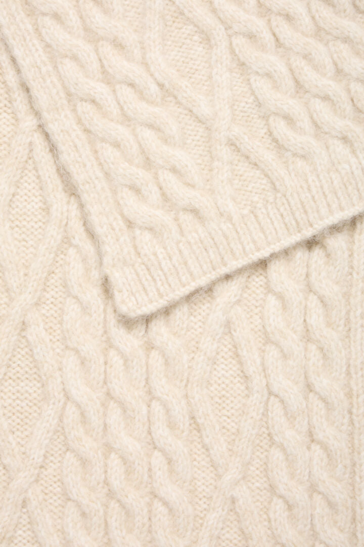 Lucy Scarf in Oatmeal Melange