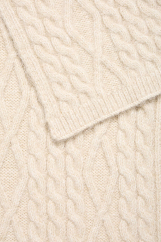 Lucy Scarf in Oatmeal Melange