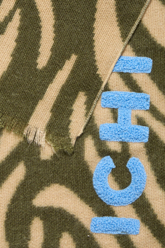 Keane Scarf in Rifle Green