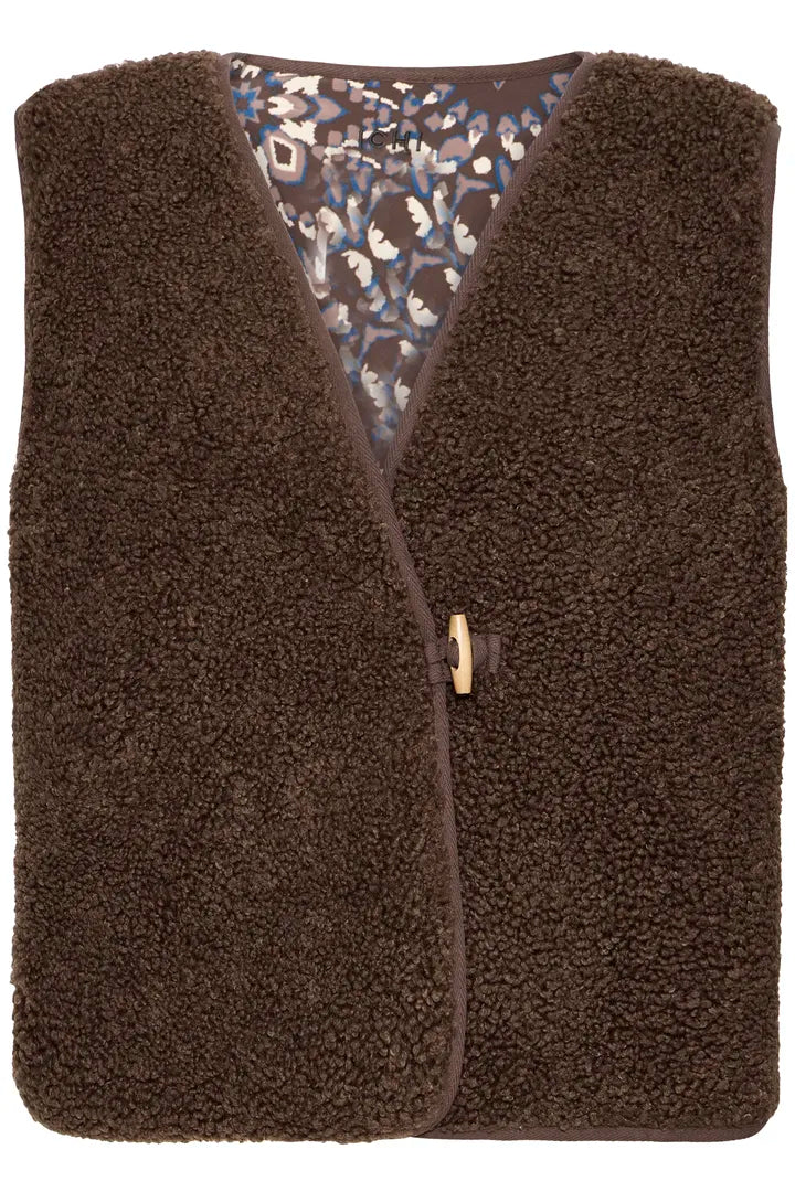 Ihgozima Waistcoat in Coffee Bean