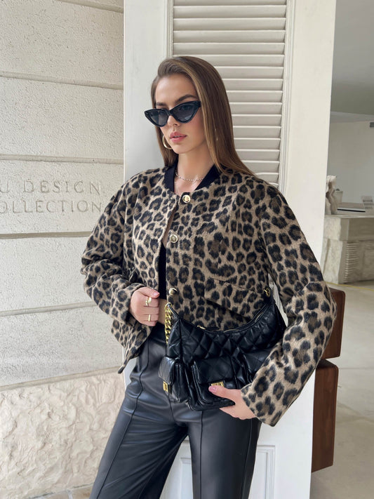 Leopard Print Jacket
