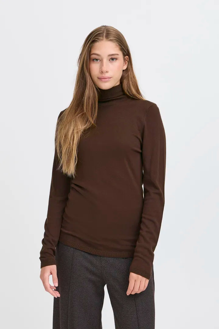 Ihmafa Roll Neck in Coffee Bean