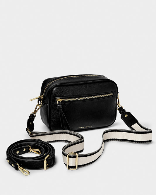 Hallie Crossbody Bag in Black