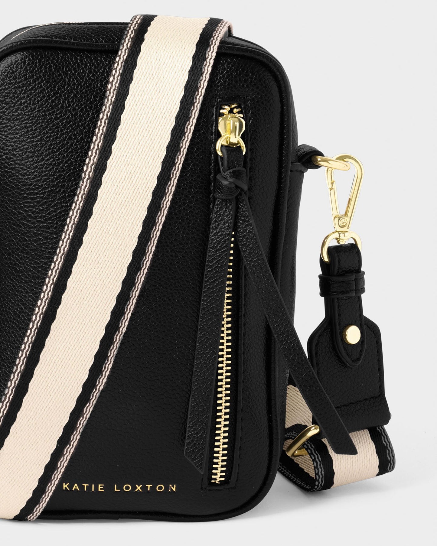 Hallie Small Crossbody in Black