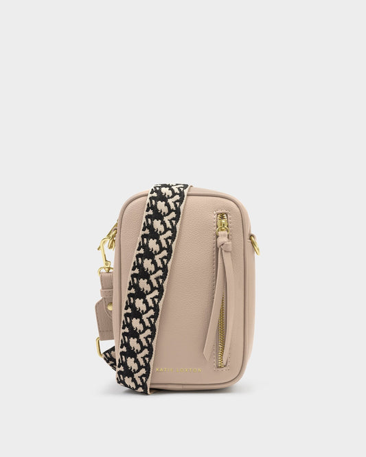 Hallie Small Crossbody in Light Taupe