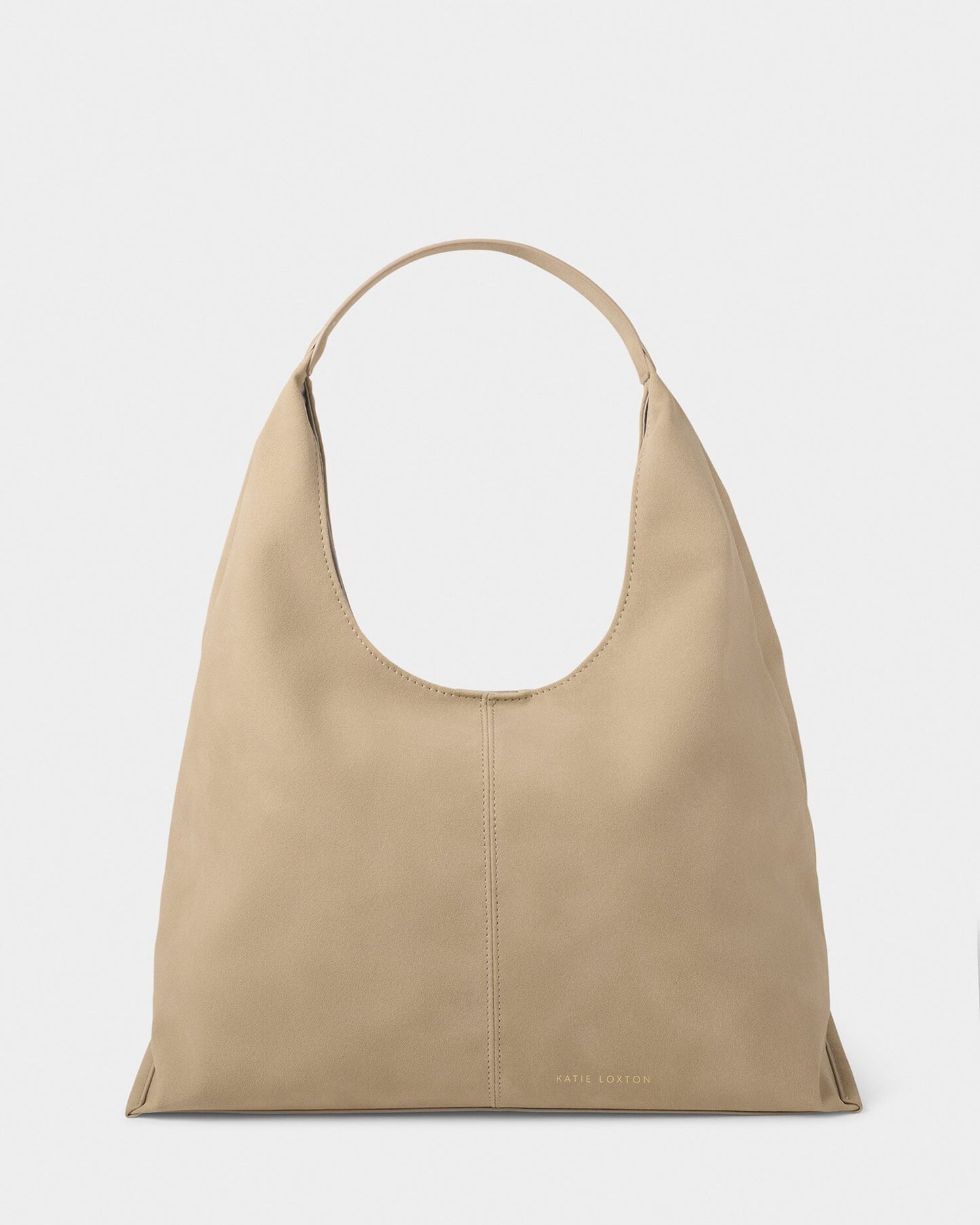 Laila Suedette Shoulder Bag in Light Taupe
