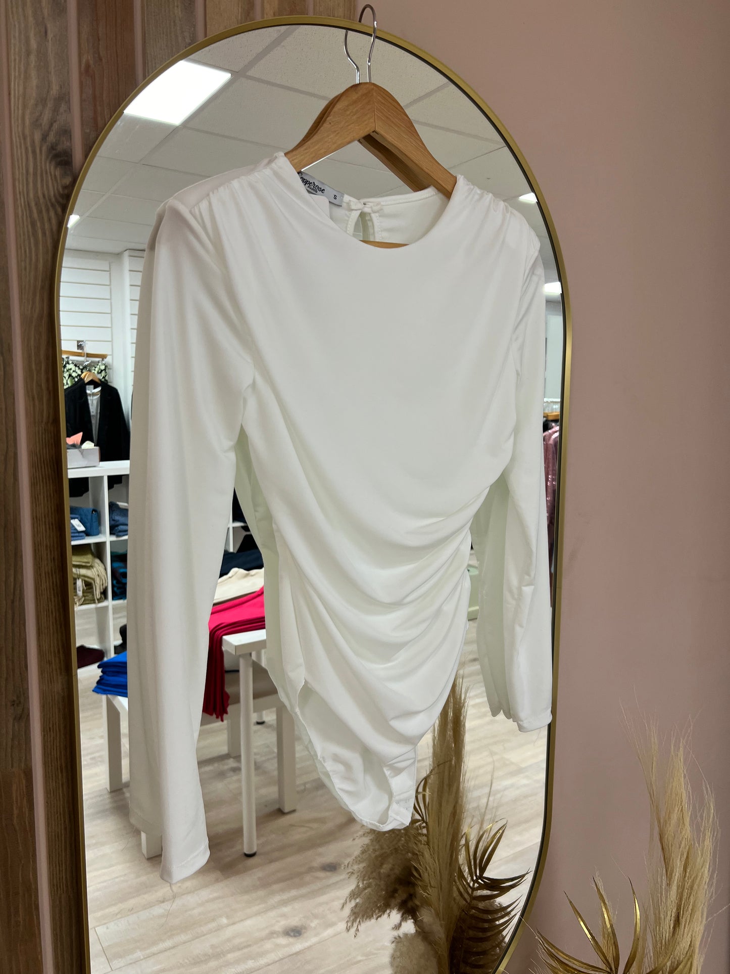 Emily bodysuit in white