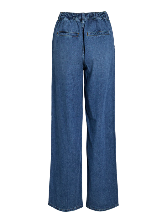Vidiana Wide Leg Jeans in Medium Blue