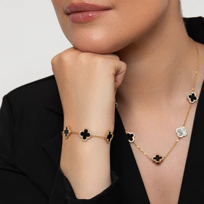 Estella Black Resin Bracelet