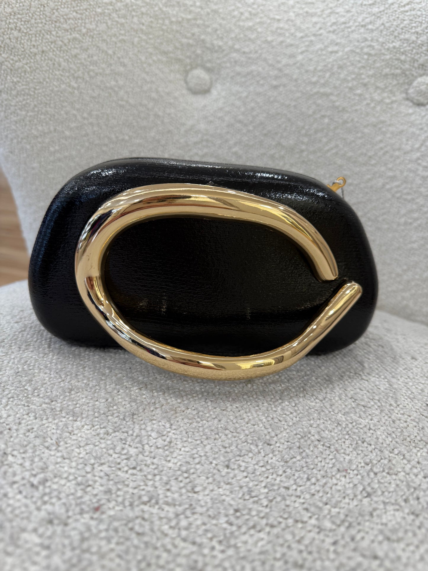 Black & Gold Clutch Bag