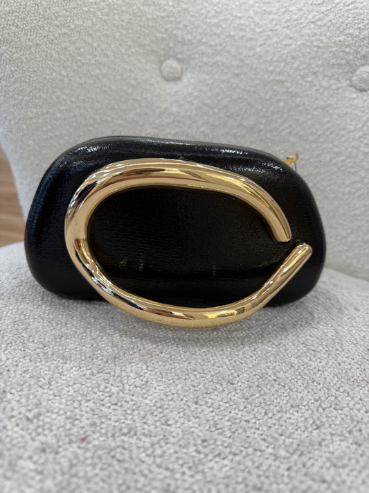 Black & Gold Clutch Bag