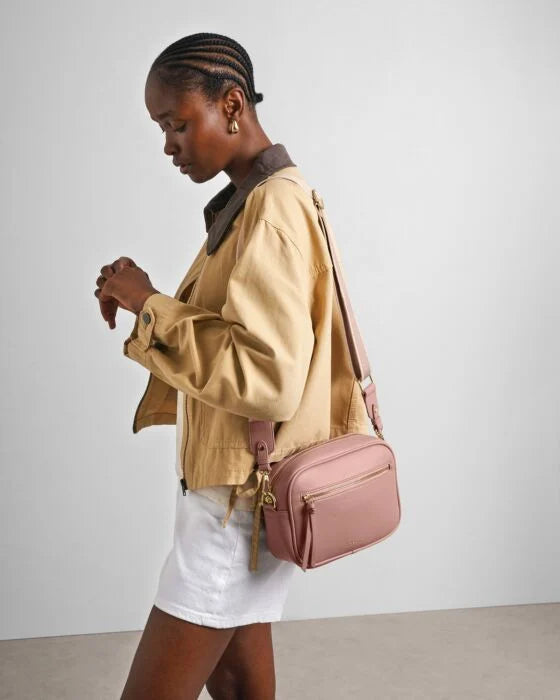 Hallie Crossbody Bag in pink Heather