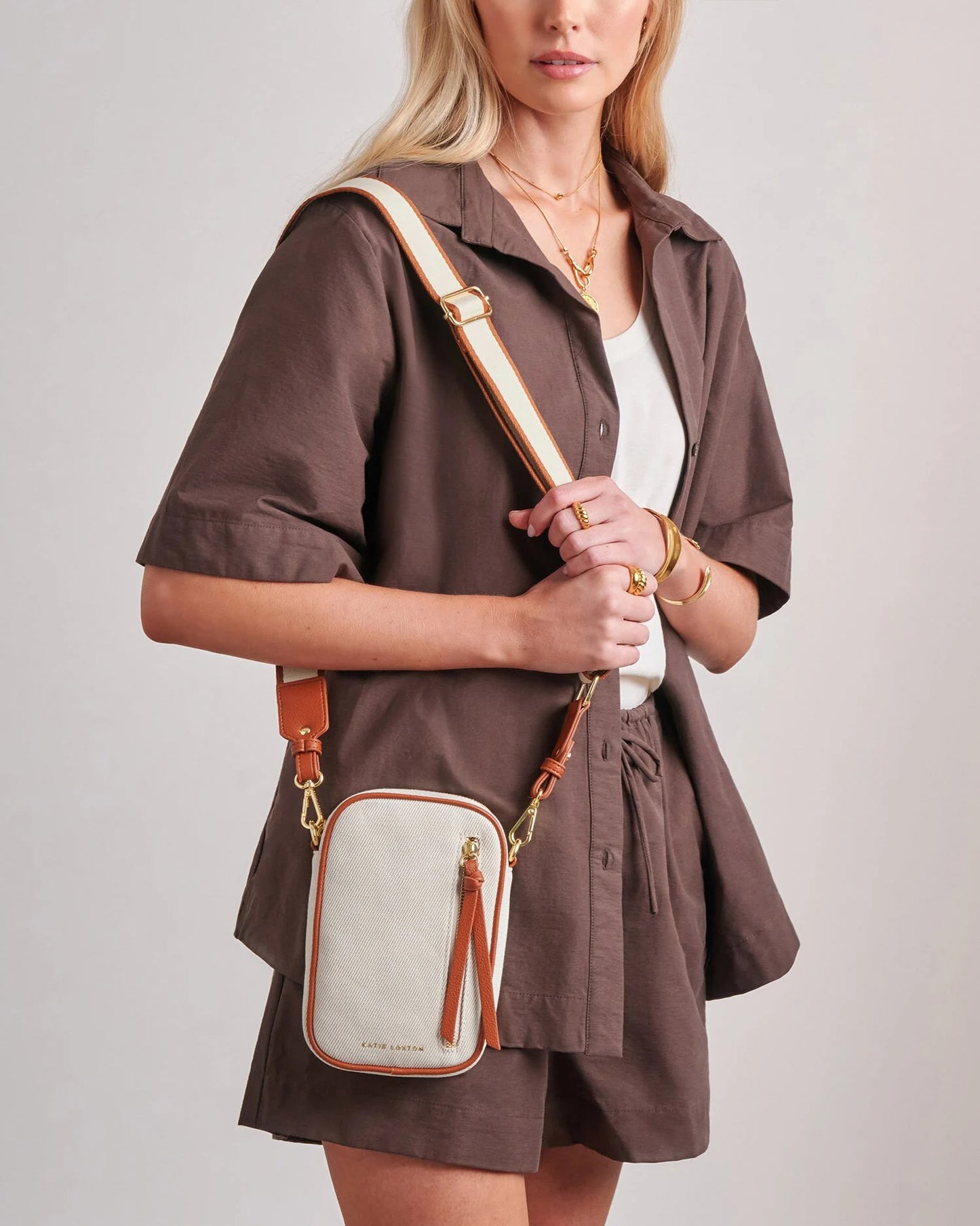 Hallie Canvas Small Crossbody Bag