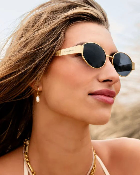 Sienna Sunglasses in Matte Gold