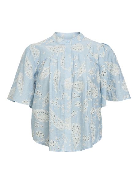 Viola Blouse in Kentucky Blue