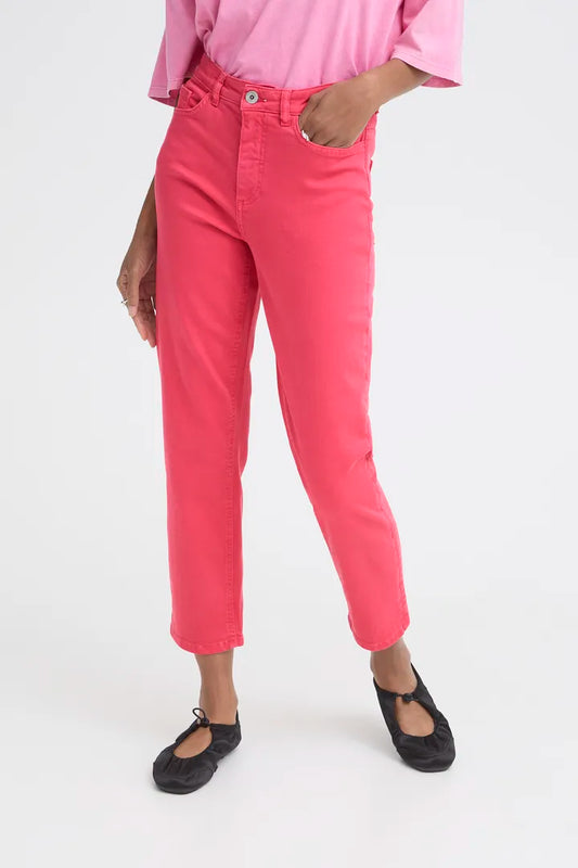 Ihziggy Raven Jeans in Azalea Pink