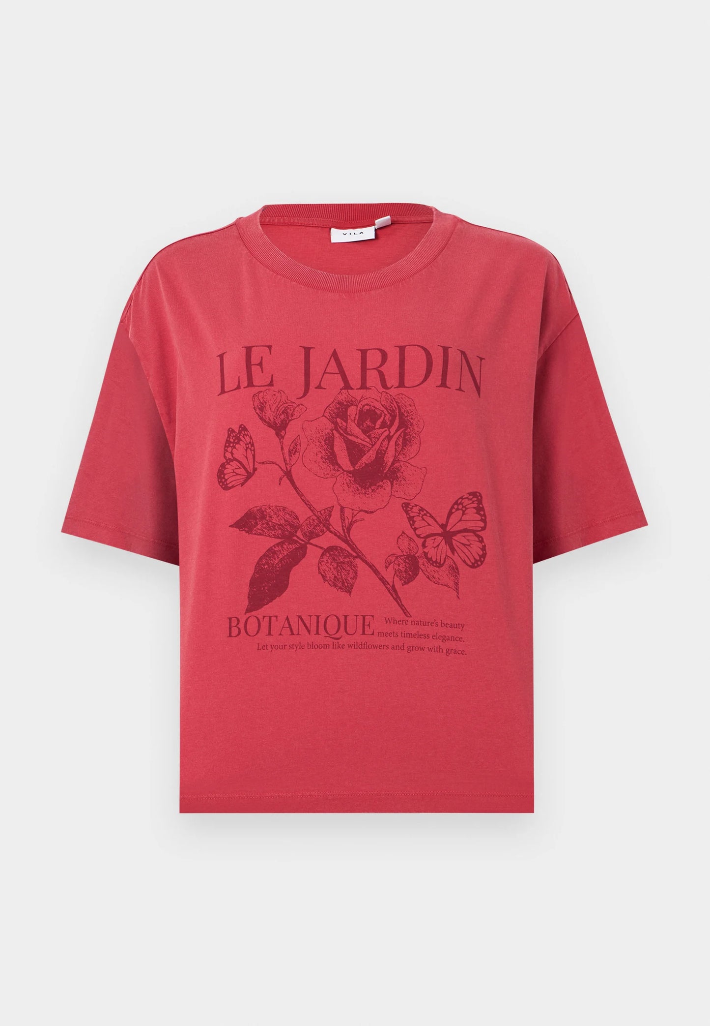 Virubie oversized T Shirt in berry