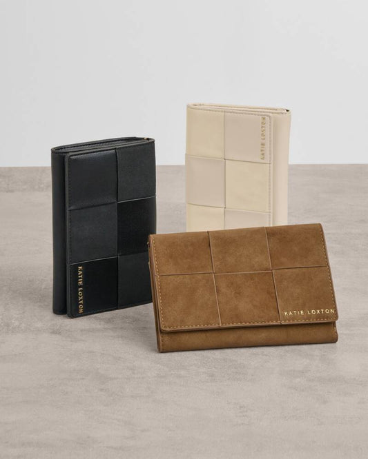 Taya Wove Purse in Caramel