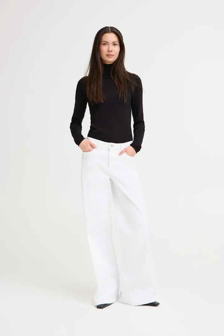 Ihziggy Wide Jeans in White