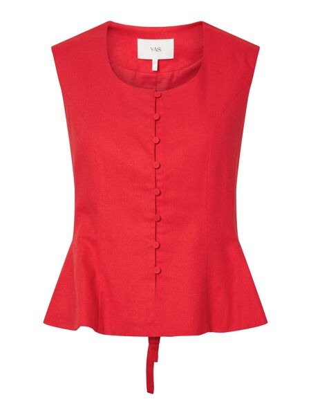 Lirma Sleeveless Top in Red