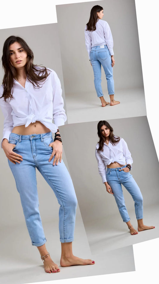 Mom Jeans in light Blue