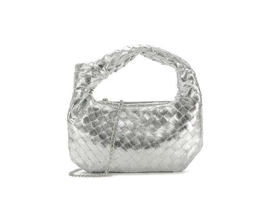 Silver Clutch Bag
