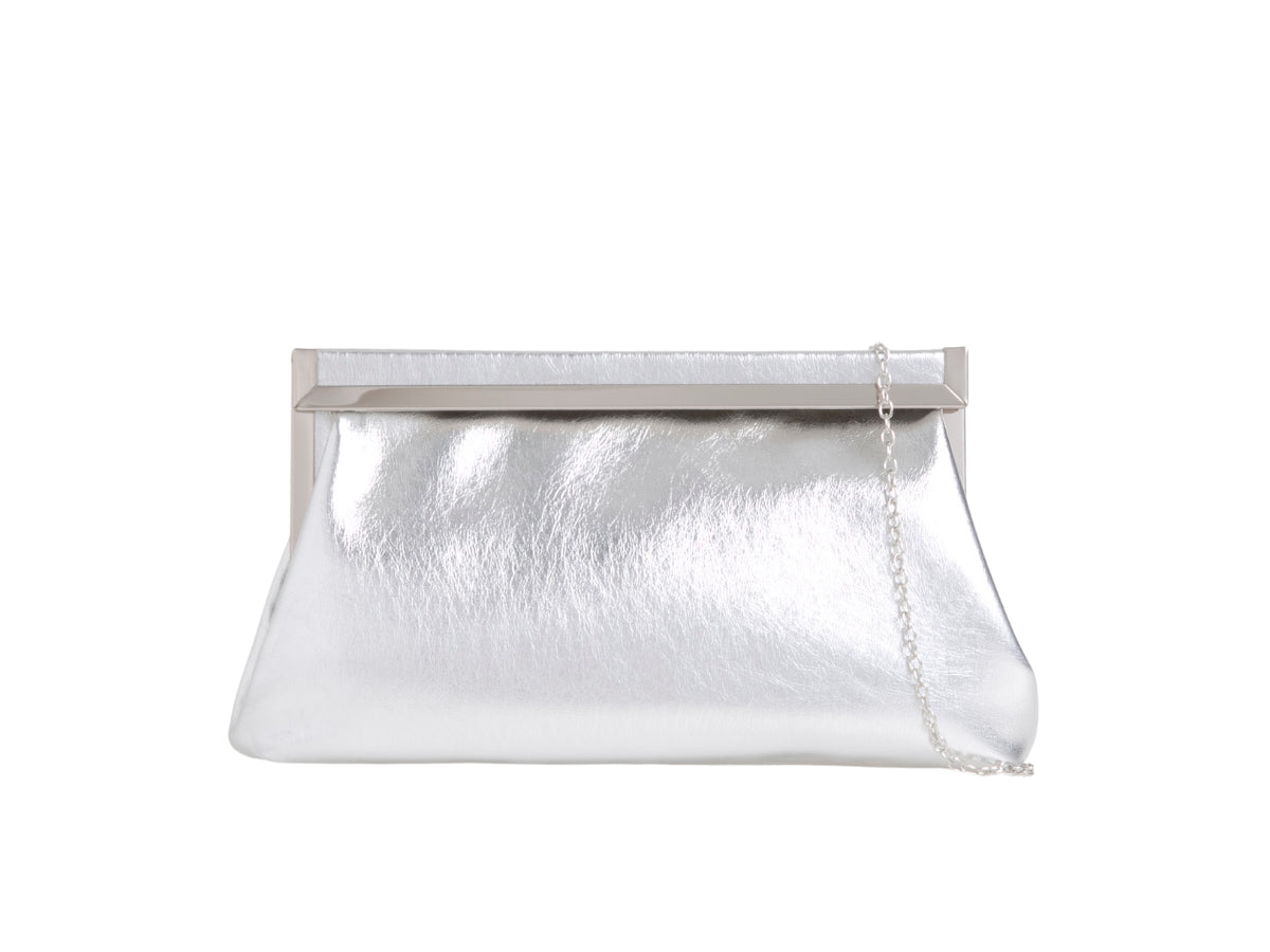 Silver Clutch bag