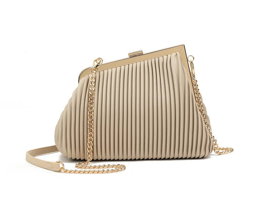 Beige Clutch Bag