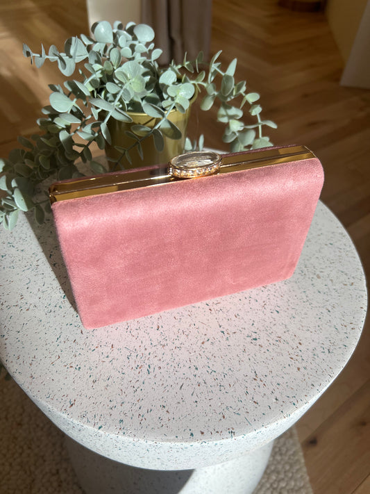 Blush Clutch Bag