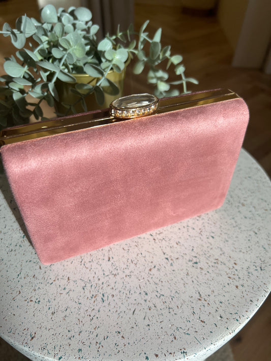 Blush Clutch Bag