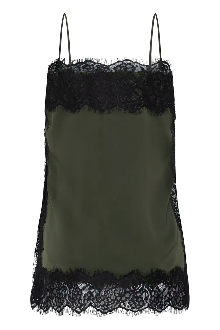 Ihlaccie Top in Forest Night/Green