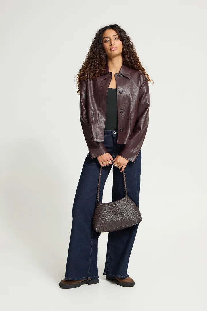 Ihharumi Jacket in Fudge/Red